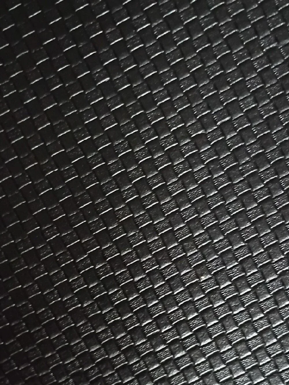 Black Textured Foam Kitchen Mats - Set of 2